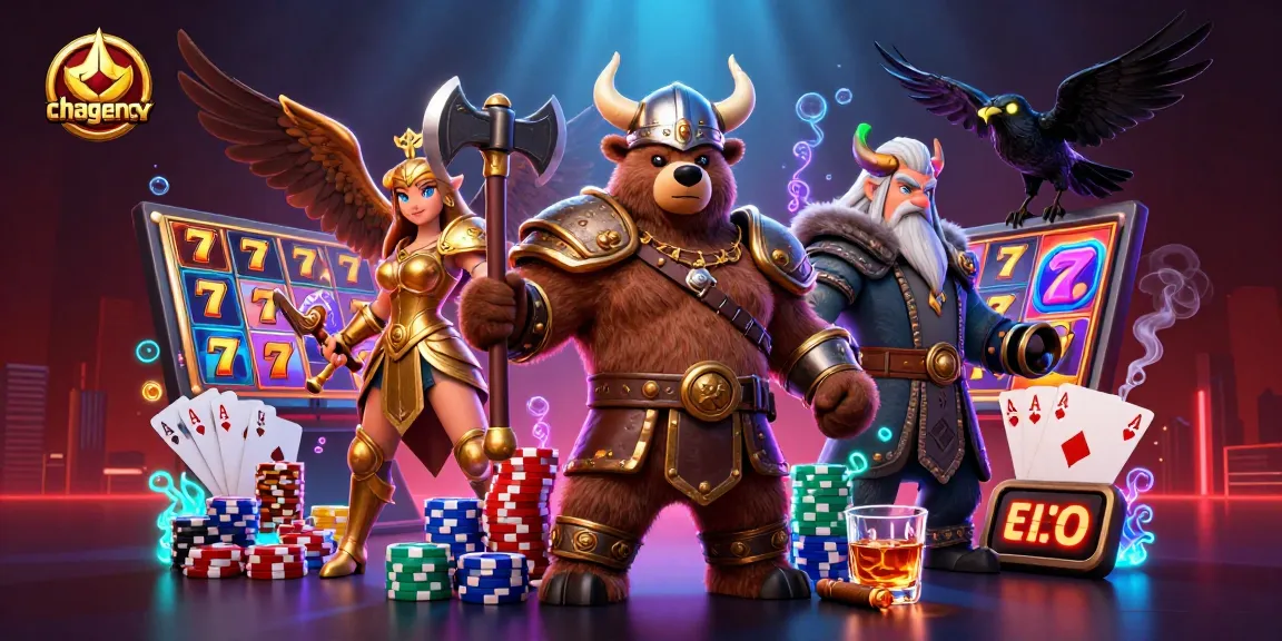 chagency showcases thrilling bonus buy slot features with a vibrant casino scene illustration.