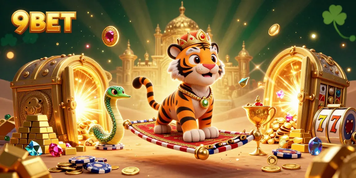 Experience thrilling gaming at 9BET with exciting jackpots and vibrant casino elements.