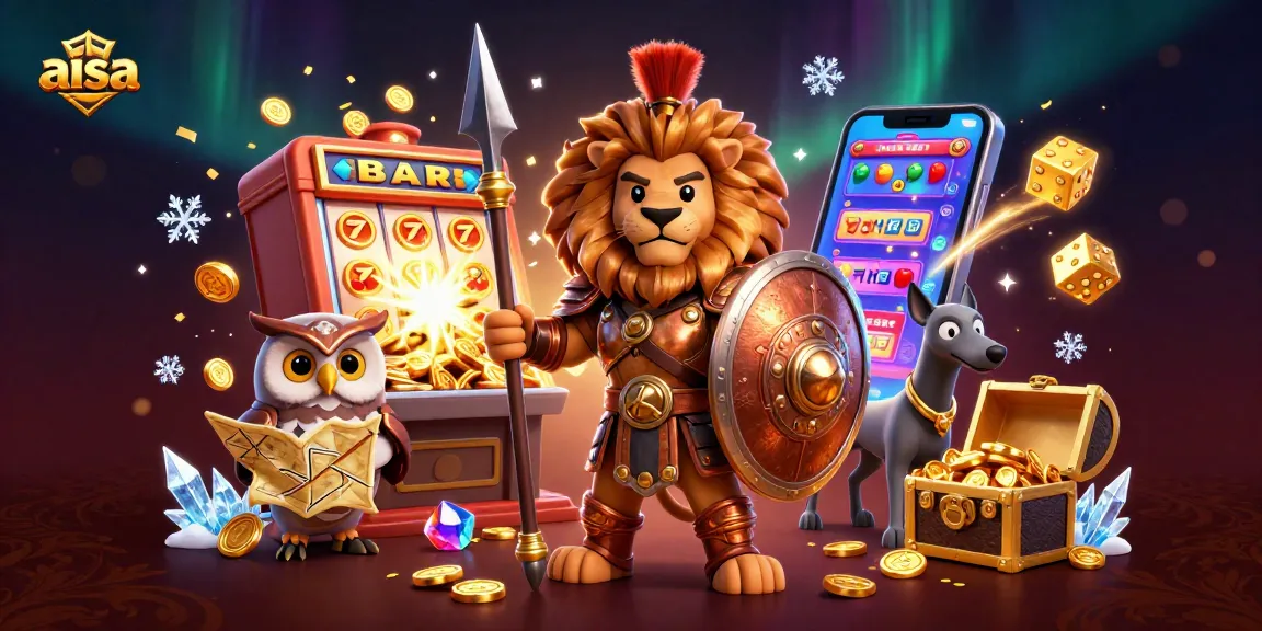 Engage with exciting aisa casino games featuring vibrant slot machines and dynamic characters.