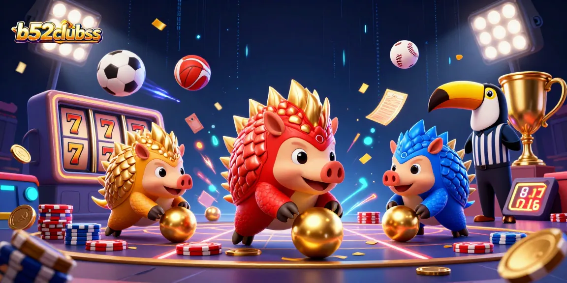 Experience exciting gameplay with b52clubss in a vibrant 3D casino showdown.