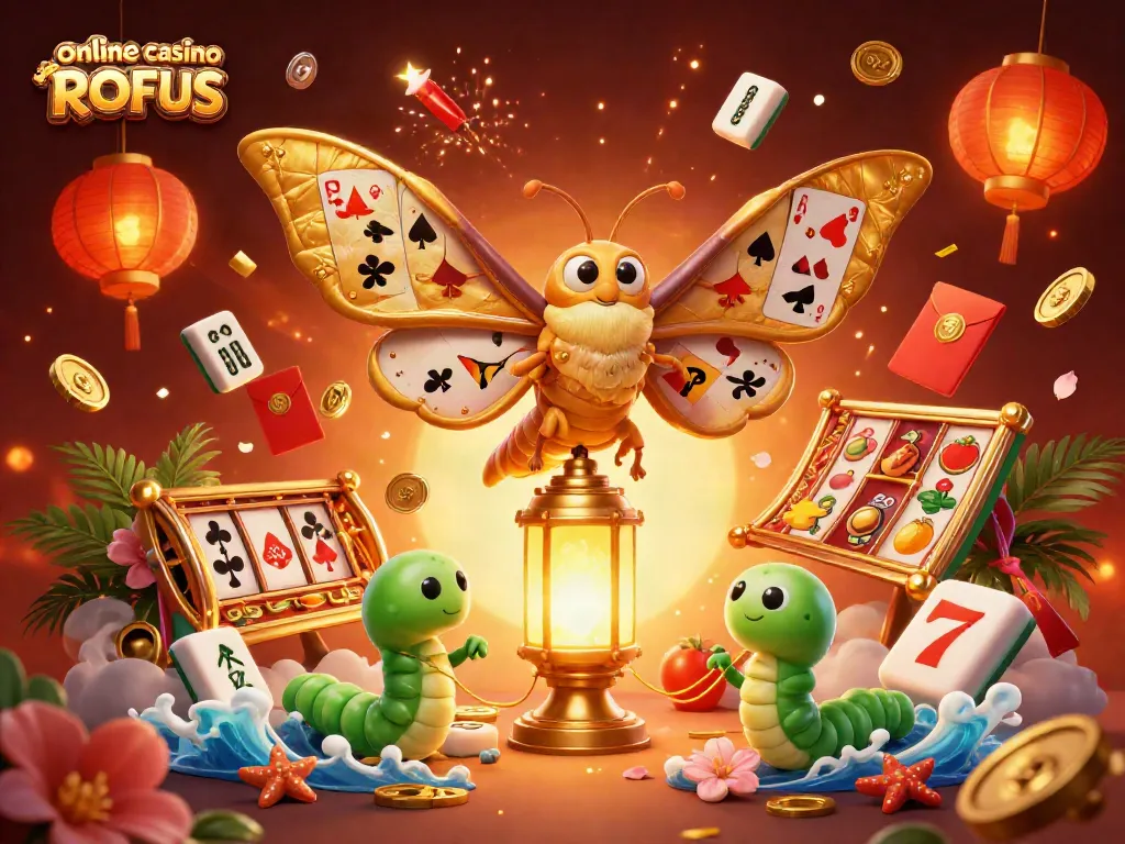 Experience gaming excitement at online casino uden ROFUS with vibrant visuals and dynamic casino elements.