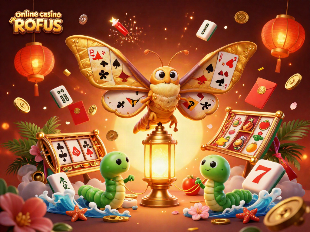 Experience gaming excitement at online casino uden ROFUS with vibrant visuals and dynamic casino elements.