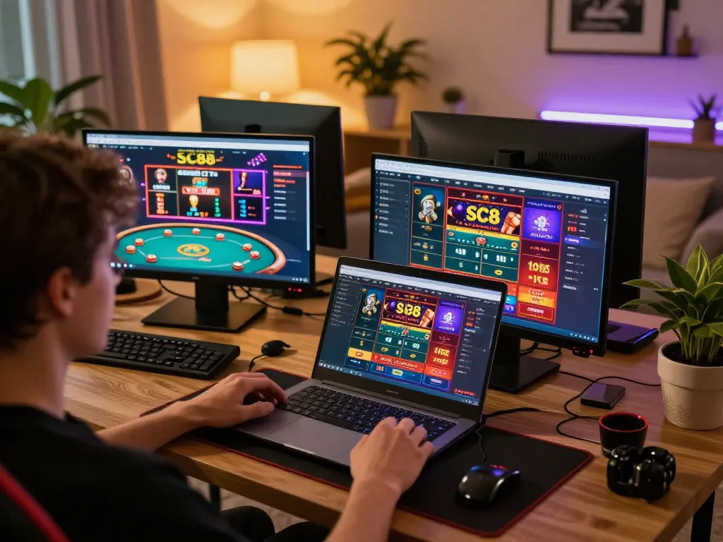 Engaging with SC88's online casino on multiple screens for improved gaming strategy