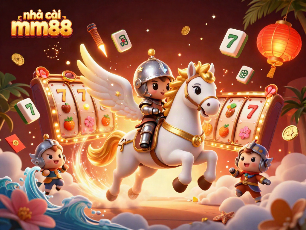 Experience thrilling wins at nhà cái mm88 with exciting slot reels and animated characters!