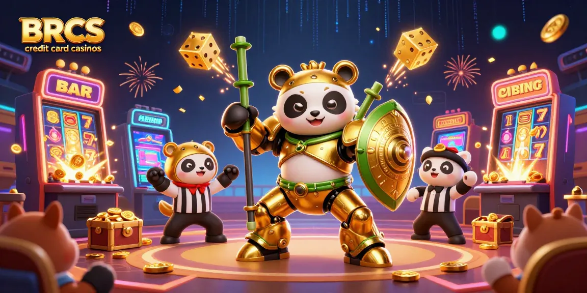 Engaging scene of BRCS credit card casinos featuring dynamic 3D casino game elements.