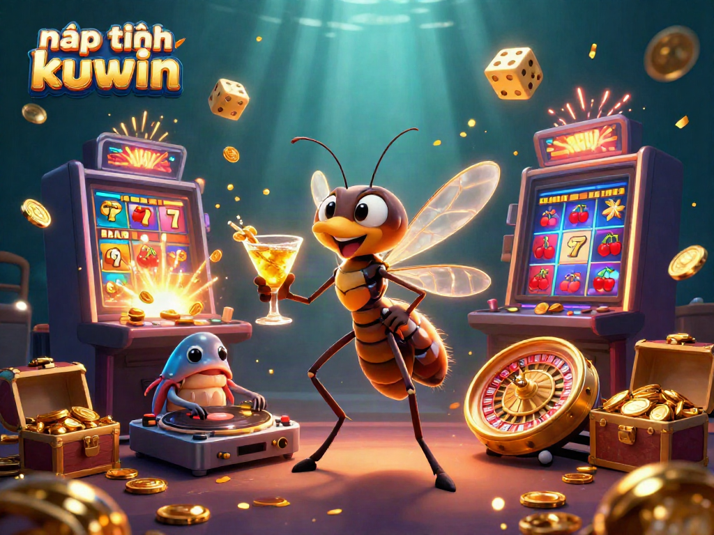 Engage in exciting nạp tiền kuwin experiences with vibrant 3D casino characters and dynamic game elements.