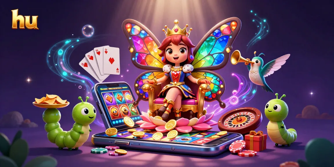 Join the excitement at hu with a vibrant 3D illustration showcasing the dynamic elements of casino gaming.