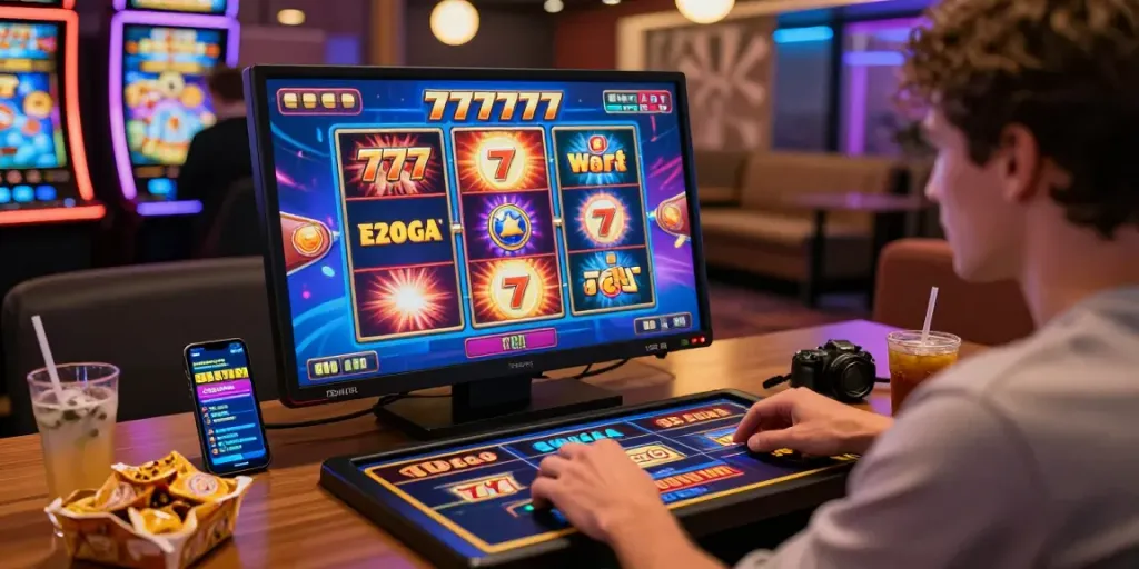 Interactive slot777 gaming experience in a vibrant online casino environment with players enjoying exciting gameplay.