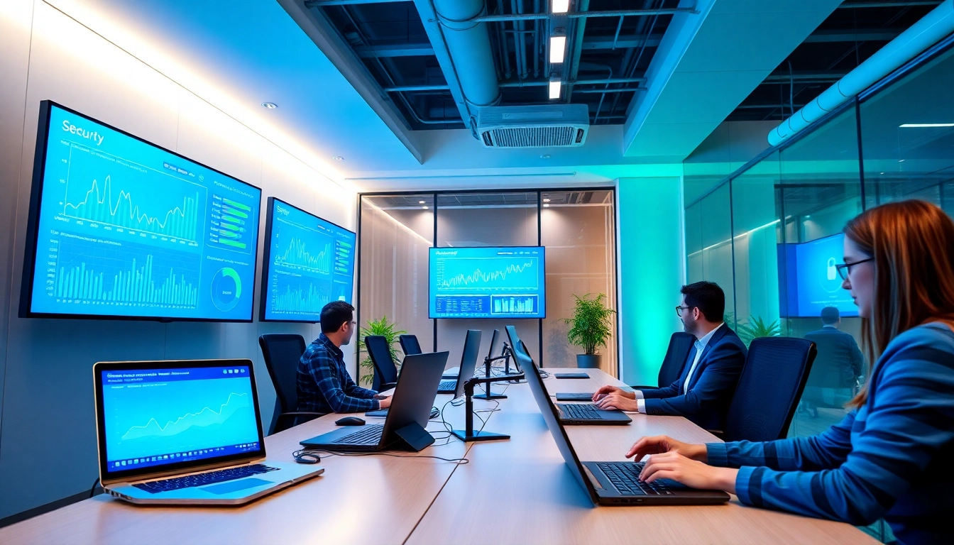 快连官网 users enjoying high-speed internet connectivity in a modern office setting.
