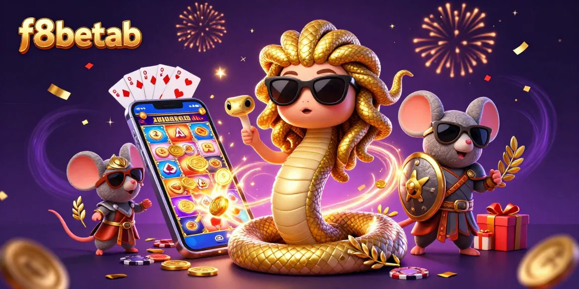 Experience thrilling gaming at f8betab with Medusa and fun casino elements in 3D.