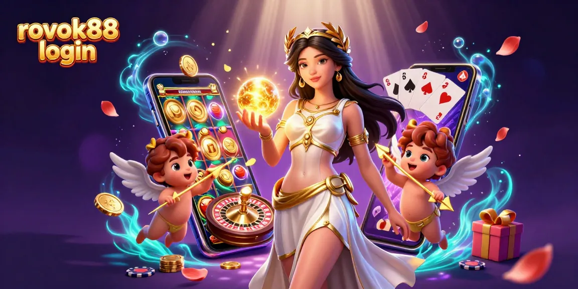 Experience the excitement of rokok88 login with vibrant slot games and enticing casino elements.