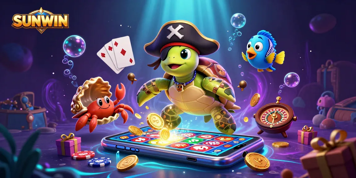 Engage in thrilling gaming moments at SUNWIN with vibrant interactive slot games and charming sea characters.